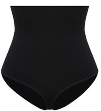 Load image into Gallery viewer, Black Seamless Shaper Thong