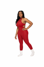 Load image into Gallery viewer, No Sleeve Red One Piece
